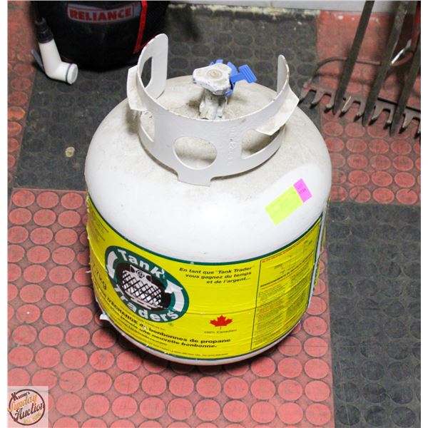 PROPANE TANK PARTIAL CONTENTS