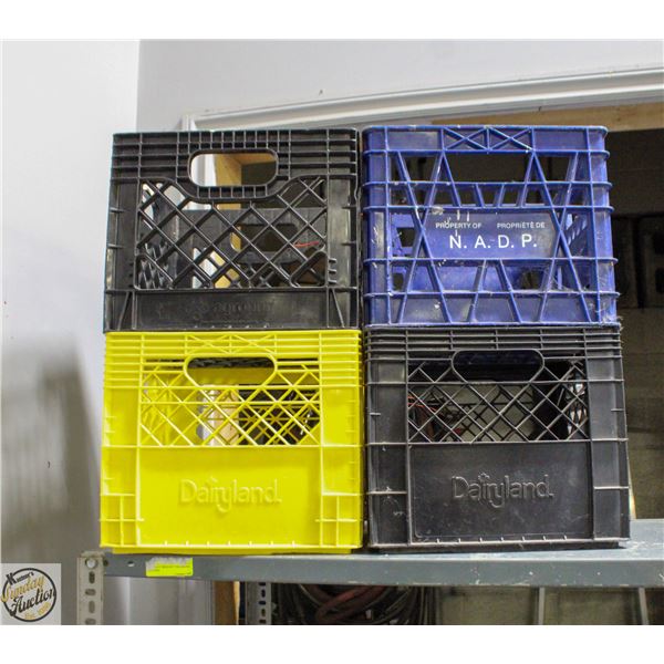 BUNDLE OF 4 HEAVY DUTY STACKABLE STORAGE