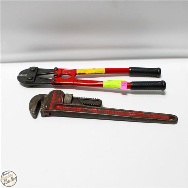 BOLT CUTTERS + HD WRENCH
