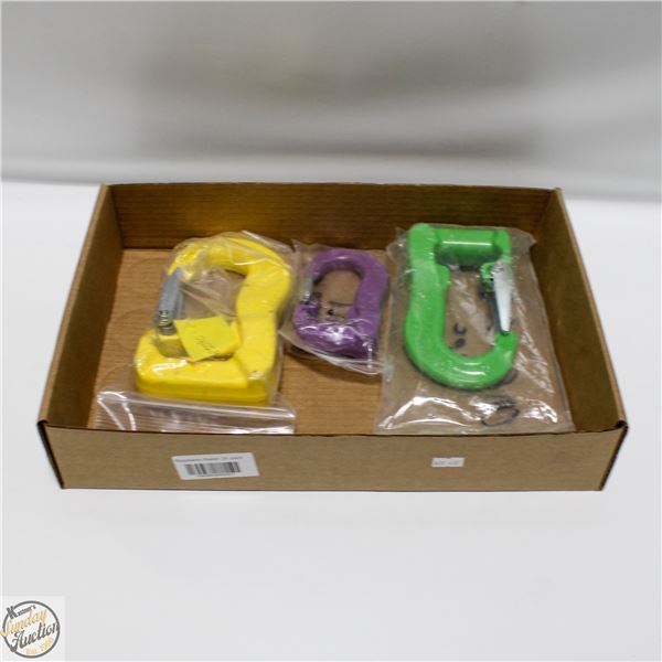 LOT OF NEW TOW HOOKS