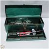 Image 1 : METAL TOOLBOX WITH SOME CONTENTS