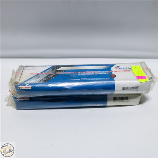 NEW 2- BAGS OF 100 BLUESHIELD COVERED WELDING