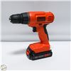 Image 1 : BLACK & DECKER DRILL + LITHIUM 20V BATTERY