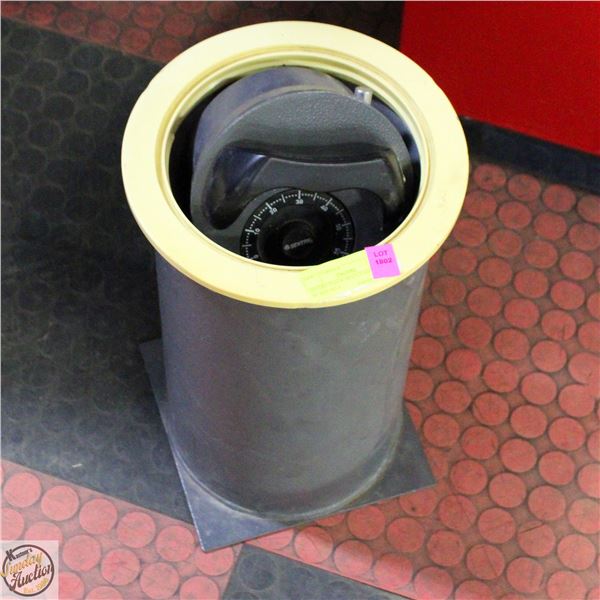 SENTRY FLOOR MOUNT CYLINDRICAL SAFE 10” ROUND X