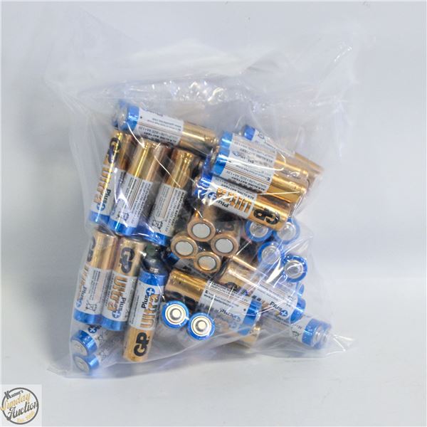 25 X 2PKS = 50 TOTAL AA ALKALINE BATTERIES