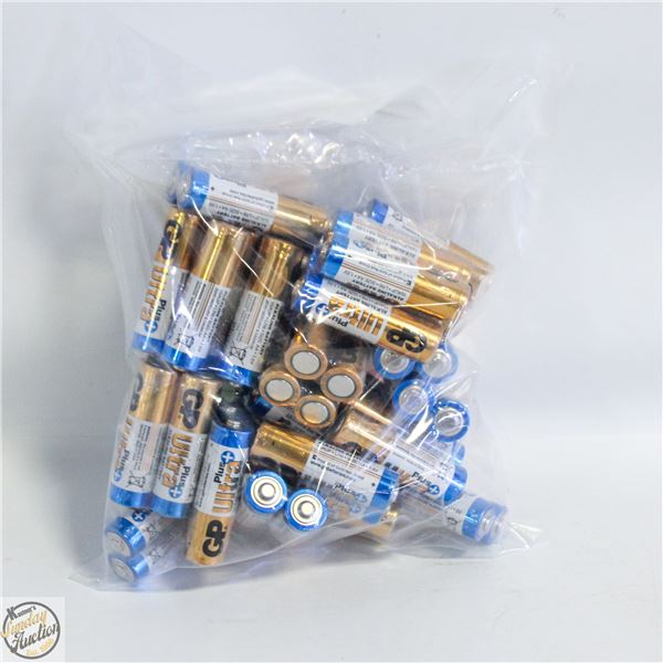 25 X 2PKS = 50 TOTAL AA ALKALINE BATTERIES