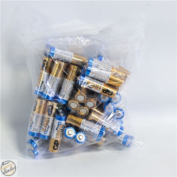 25 X 2PKS = 50 TOTAL AA ALKALINE BATTERIES