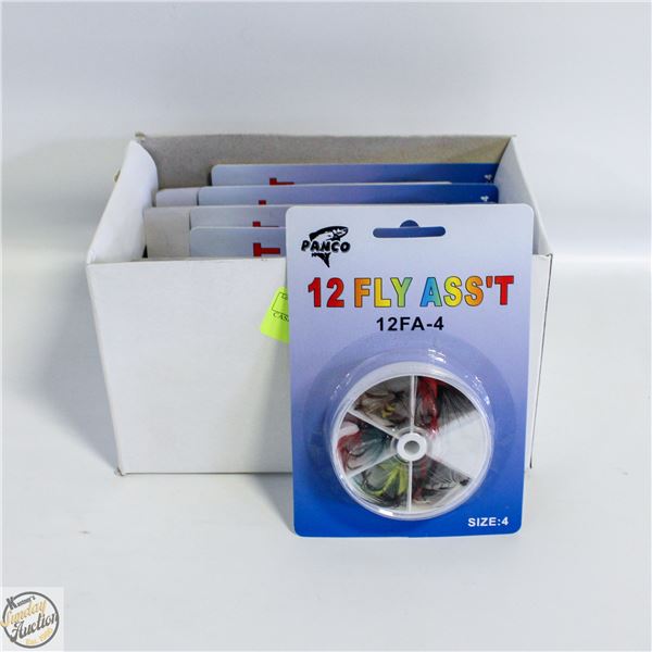 CASE OF 10 X 12 FISHING FLIES