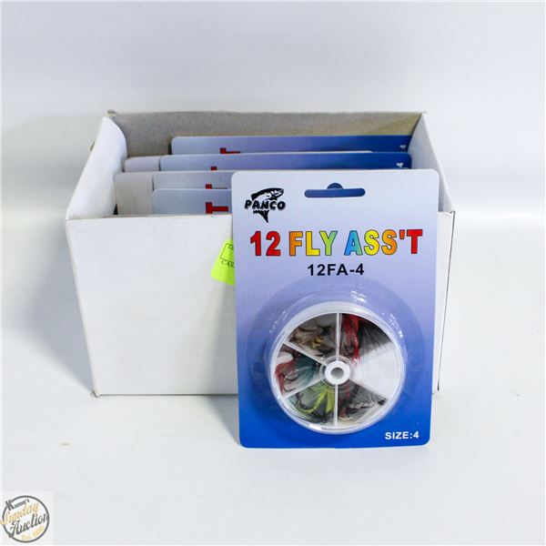 CASE OF 10 X 12 FISHING FLIES