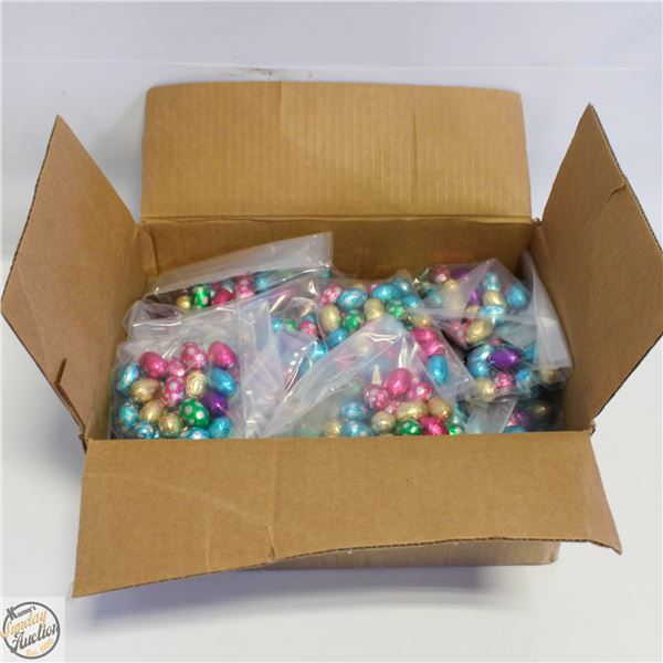 APPROX 11LB OF FOIL WRAPPED MILK CHOC. EASTER EGGS