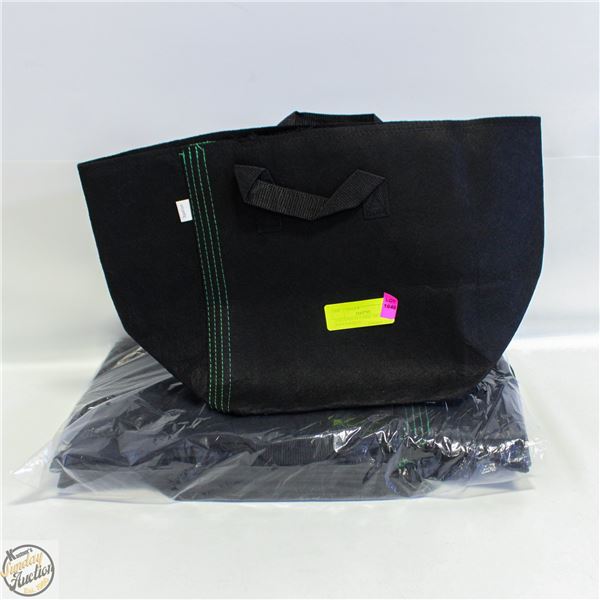 10 X 3 GALLON FABRIC GROW BAGS WITH HANDLES