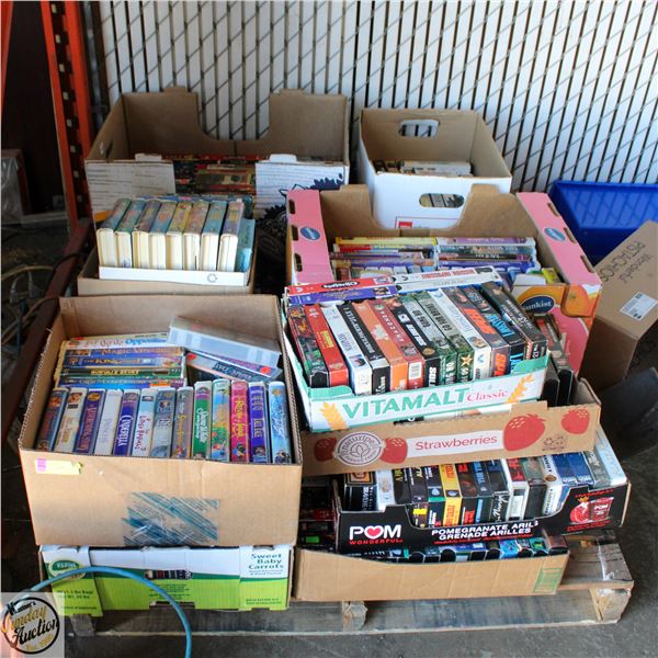 LARGE COLLECTION OF ESTATE VHS MOVIES