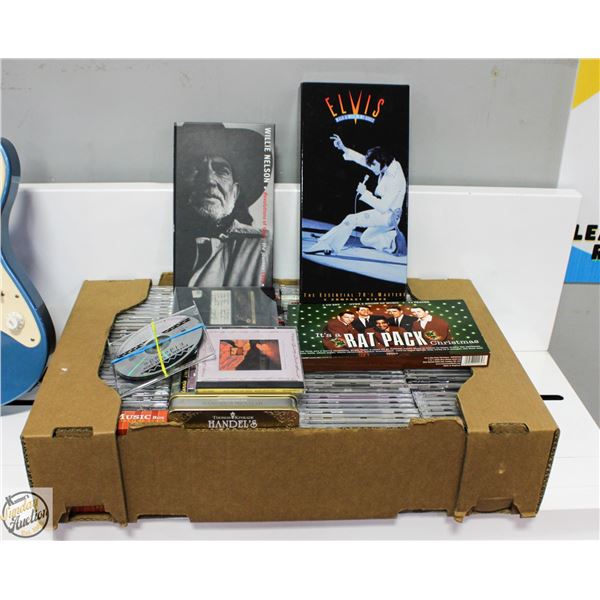 LARGE BOX OF ESTATE COMPACT DISCS