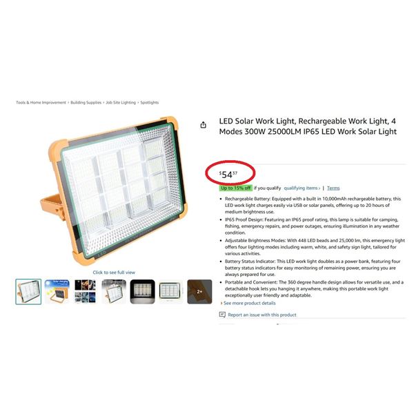 BIG SIZE RECHARGEABLE SOLAR PORTABLE LANTERN