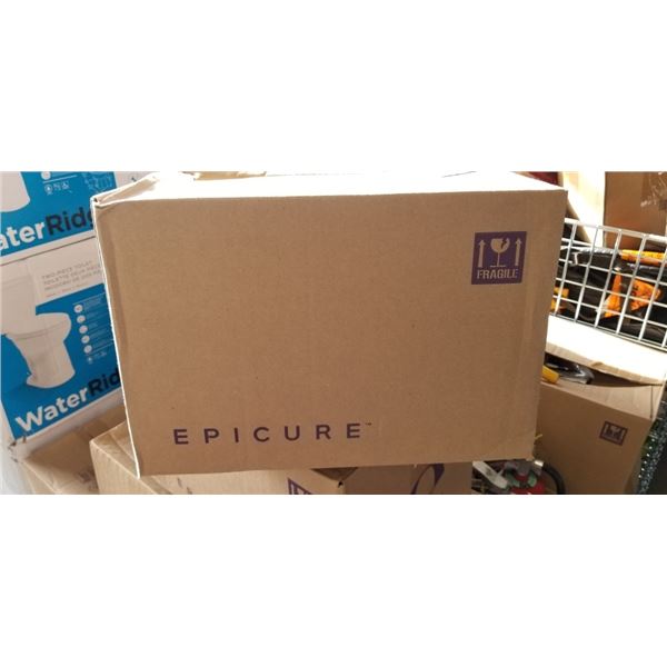 CASE OF APPROX 100 EPICURE CHOCOLATE CARAMEL MACCHIATO DESSERT MIX PACKAGES, 123G PER PACKAGE