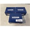 Image 1 : 3 WEISER SATIN NICKLE PASSAGE HANDLE SETS