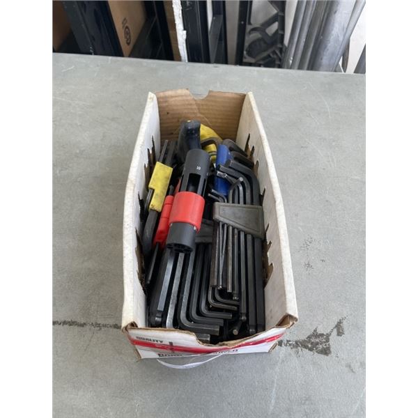 TRAY OF ASSORTED ALLEN KEY SETS