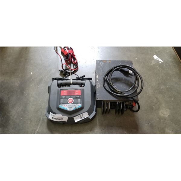 SCHUMACHER RAPID CHARGER BATTER CHARGER AND ELECTRIC SWITCH BOX