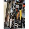 Image 2 : BLACK TOOL BOX FULL OF ASSORTED HAND TOOLS