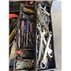 Image 3 : BLACK TOOL BOX FULL OF ASSORTED HAND TOOLS