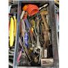 Image 5 : BLACK TOOL BOX FULL OF ASSORTED HAND TOOLS