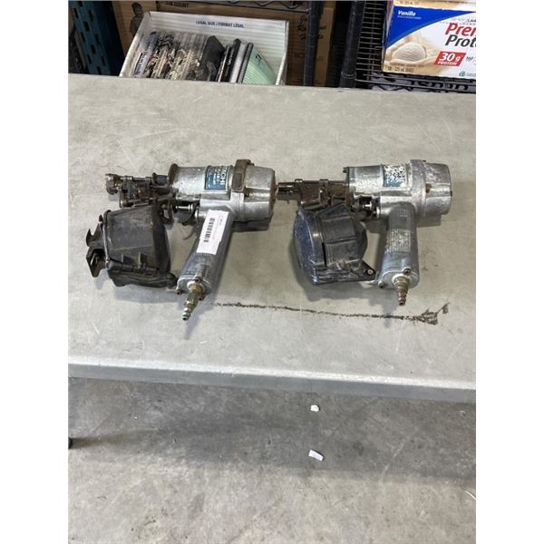 2 HITACHI ROOFING COIL NAILERS