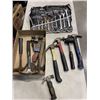 Image 1 : TRAY OF HAMMER AND WRENCHES