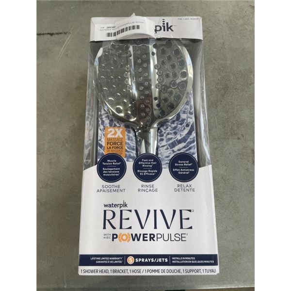 WATERPIK REVIVE POWERPULSE SHOWER HEAD