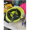 Image 3 : 3 NEW HARD HATS AND STOP / SLOW SIGN