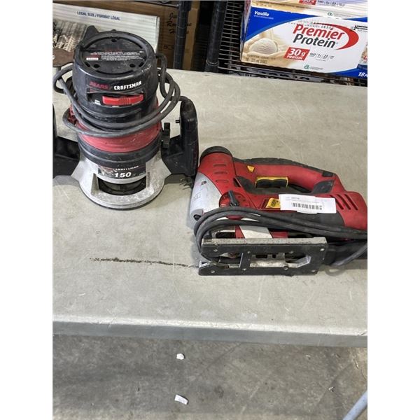 CRAFTSMAN ROUTER AND JIGSAW