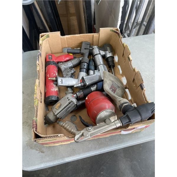 TRAY OF ASSORTED AIR TOOLS