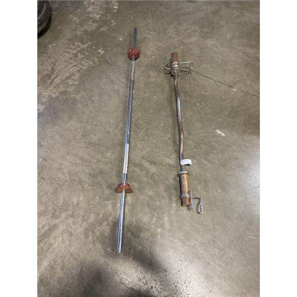 CURL AND BENCH PRESS BAR