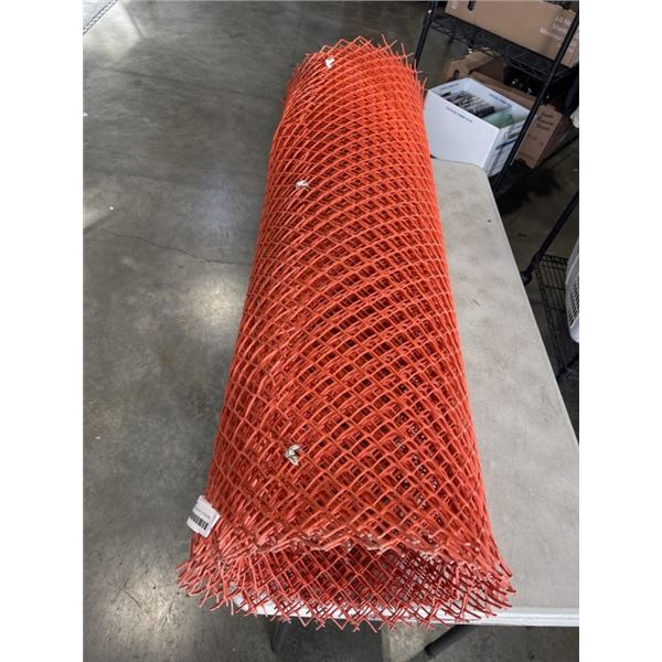 ROLL OF ORNAGE SAFETY FENCING