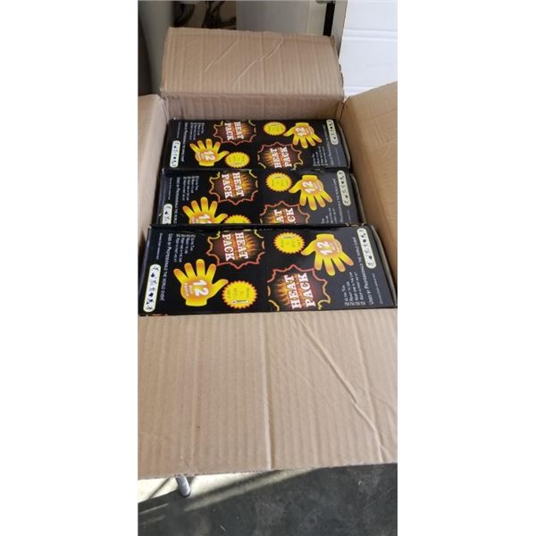 CASE OF 300 NEW HAND WARMER HEAT PACKS
