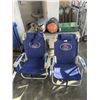 Image 1 : LOT OF CAMPNG GEAR - FOLDING CHAIRS, SLEEPING BAGS, COLEMON STOVE