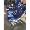 Image 8 : LOT OF CAMPNG GEAR - FOLDING CHAIRS, SLEEPING BAGS, COLEMON STOVE
