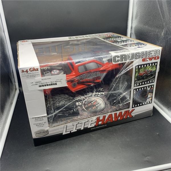 LITEHAWK CRUSHER EVO RC TRUCK WORKING