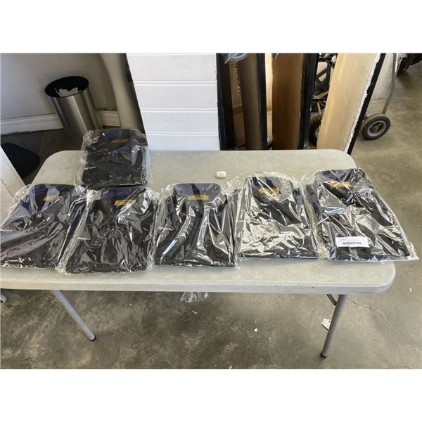 6 NEW BLACK XL DRESSER SHIRTS