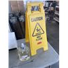 Image 2 : WET FLOOR SIGN, PAPER TOWEL DISPENSER, SOAP REFILL, AND PAPER SHREDDER
