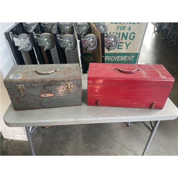 2 EMPTY TOOL BOXES