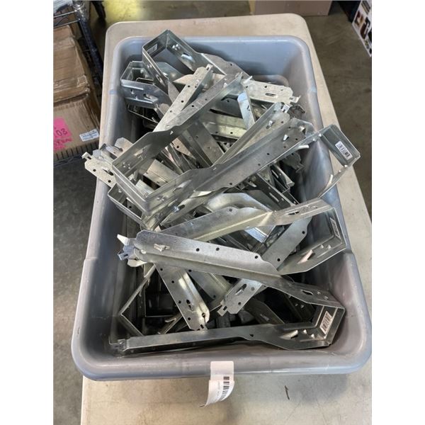 TOTE OF SIMPSON 12 INCH  JOIST HANGERS,