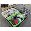 Image 3 : BIN OF ASSORTED SHOP SUPPLY, HARDWARE AND TOOLS, BIN INLCUDED