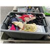 Image 4 : BIN OF ASSORTED SHOP SUPPLY, HARDWARE AND TOOLS, BIN INLCUDED