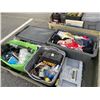 Image 5 : BIN OF ASSORTED SHOP SUPPLY, HARDWARE AND TOOLS, BIN INLCUDED