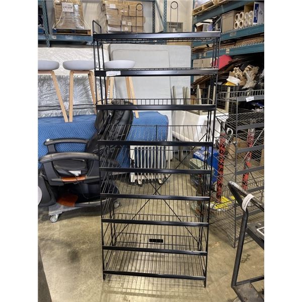 METAL RETAIL DISPLAY RACK