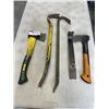 Image 1 : 3 PRY BARS AND 2 HATCHETS