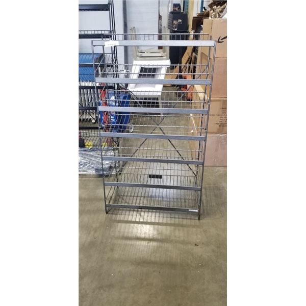 METAL RETAIL DISPLAY RACK