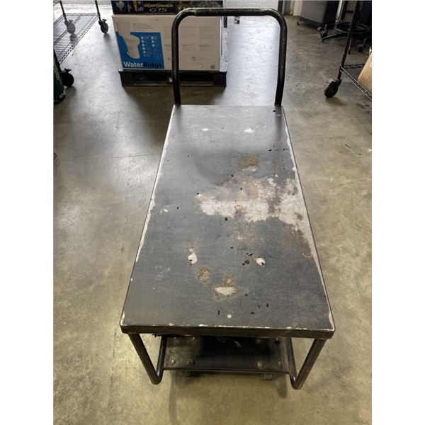 ROLLING TWO TIER WAREHOUSE CART