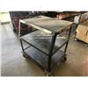 Image 5 : ROLLING SHOP CART WITH POWER STATION, 40 X 30 INCH AND 45 INCH TALL - WORKING
