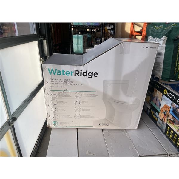 AS NEW WATER RIDGE ONE PIECE TOILET